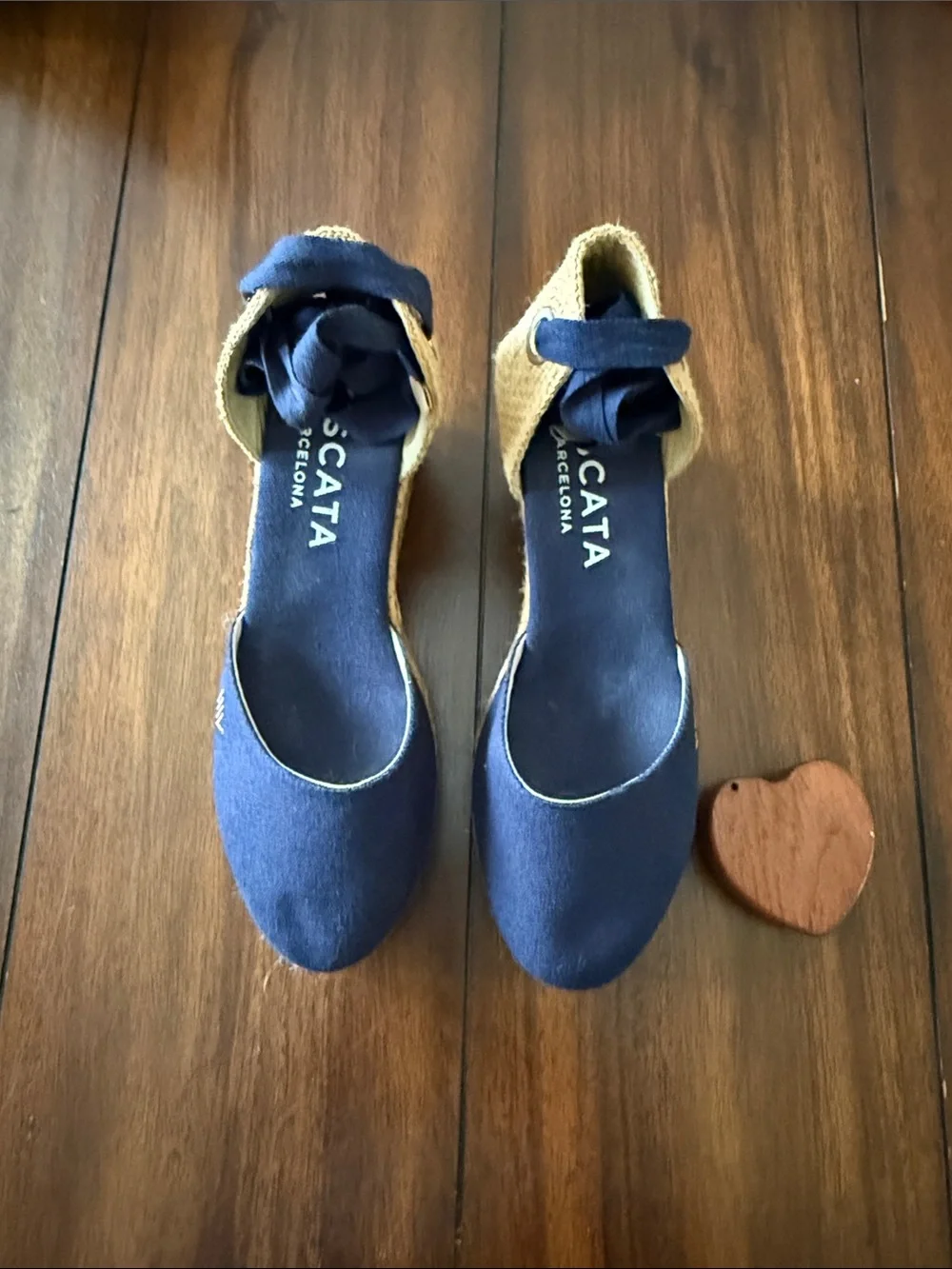 Sagaro Canvas Espadrille Wedges organic cotton Sz Eu‎ 38 US 7